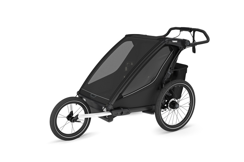 Chariot Sport 2 G3 Black Thule running