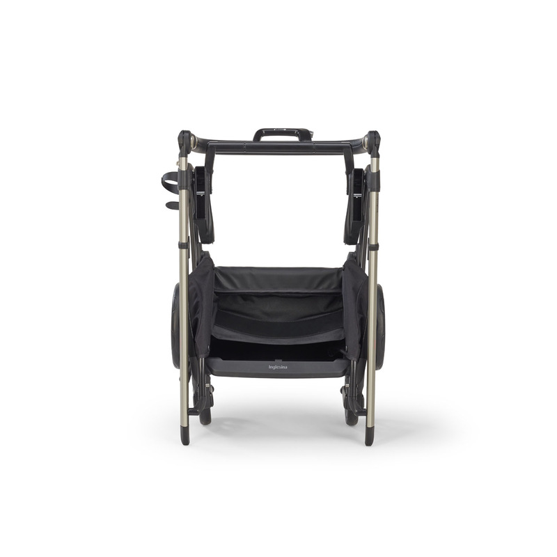 Châssis pour poussette Electa Iridium Black 2024 Inglesina pliee back