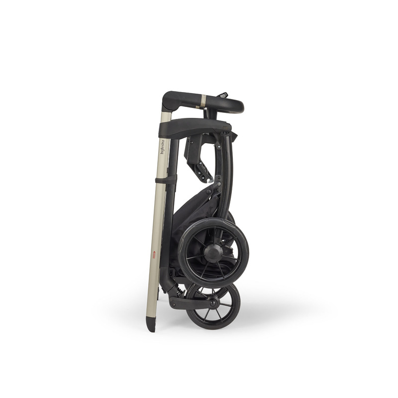 Châssis pour poussette Electa Iridium Black 2024 Inglesina pliee lateral