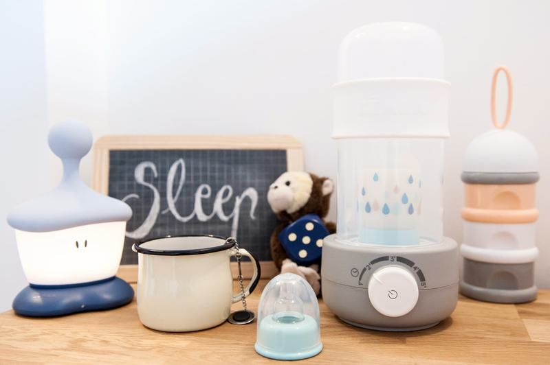 Chauffe biberon Babymilk Second Grey Béba Ambiance