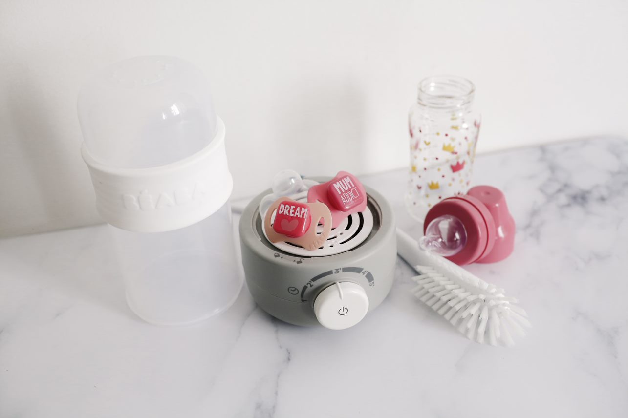 Chauffe biberon Babymilk Second Grey Béba Table