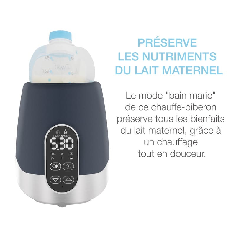 Chauffe-biberon Nuturi Smart maison/voiture Babymoov Lait