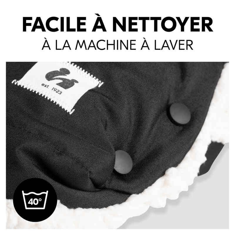 Chauffe main pour poussette noir Hauck entretien
