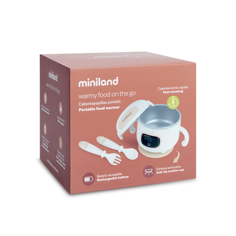 Chauffe petit pot Warmy Food On the Go Miniland packaging 