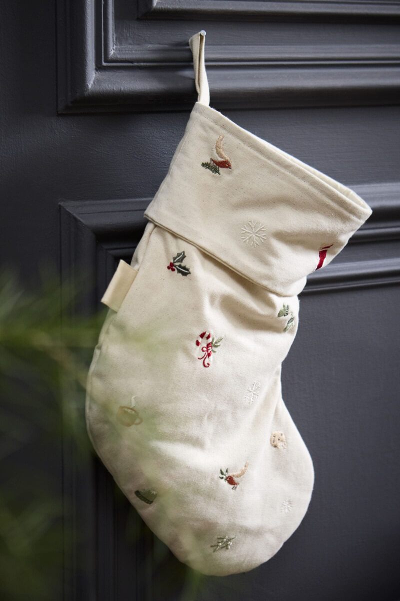 Chaussette de Noël brodée Wonderful Winter Filibabba lifestyle