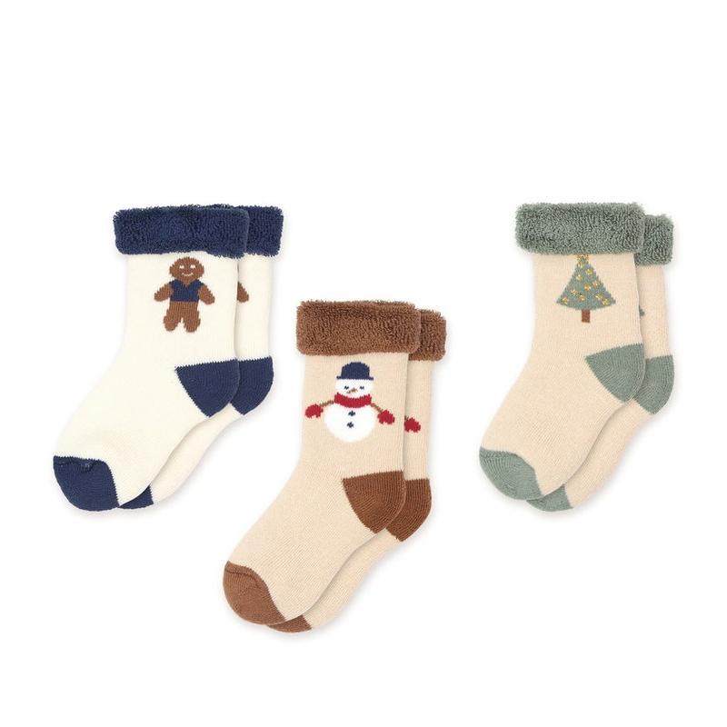 Chaussettes bébé Safi Snowman CAM CAM COPENHAGEN