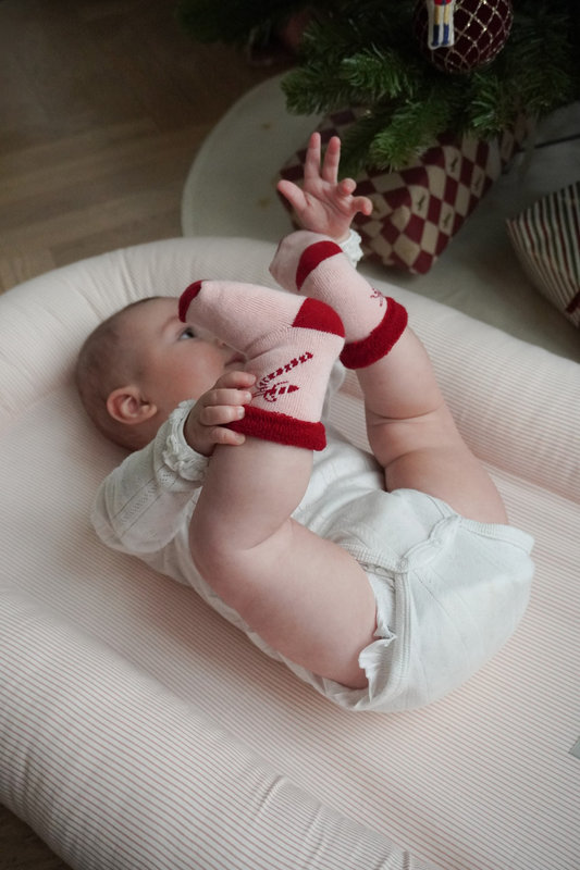 Chaussettes bébé Safi Sucre d'orge Cam Cam Copenhagen lifestyle 2