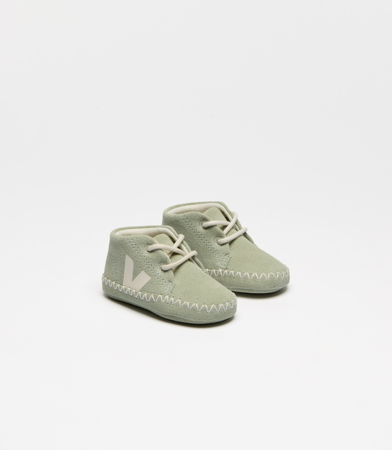 Chaussons bébé Baby Light ZZ Suède Clay Pierre Veja cote