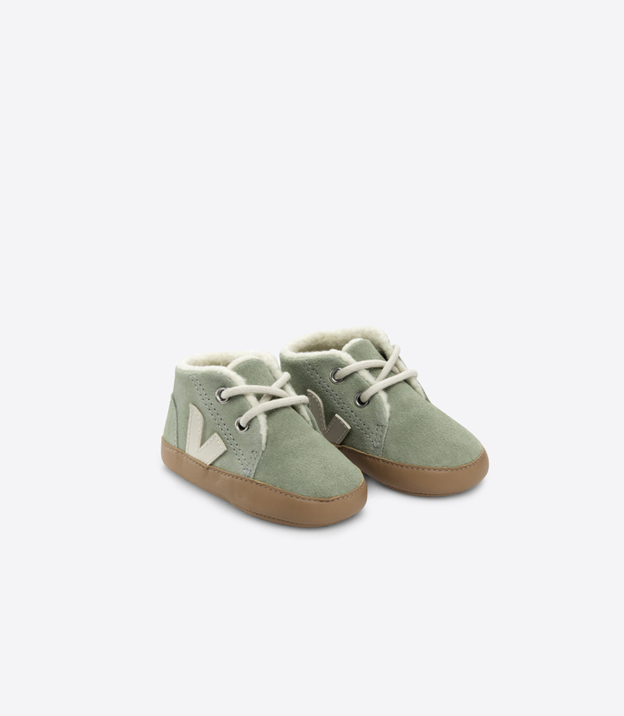 Chaussons cuir bébé fourrés deals