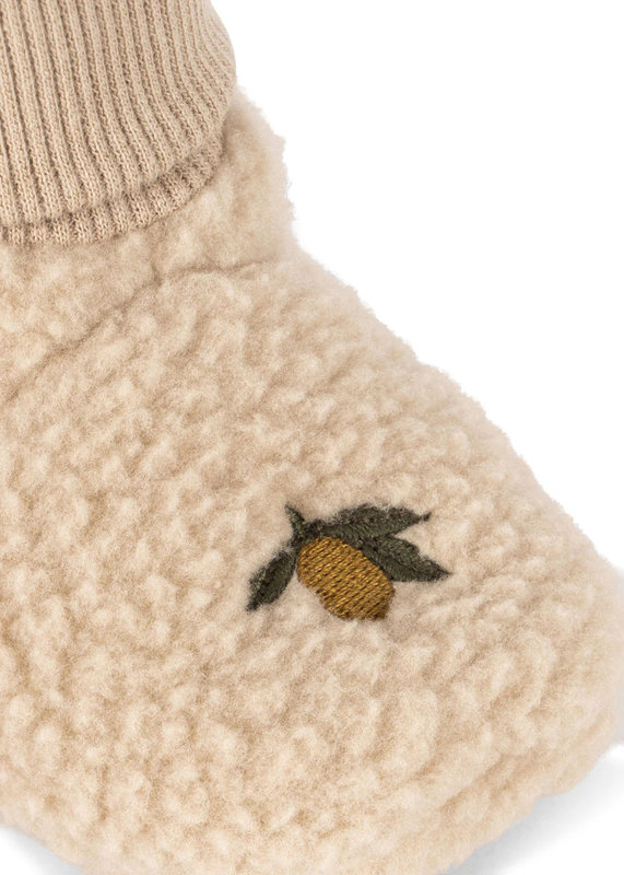 Chaussons Boots Safa Oxford Tan Grs Citron Konges Slojd citron