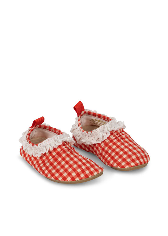Chaussons de bain Anjou Fiery Red Konges Slojd produit 