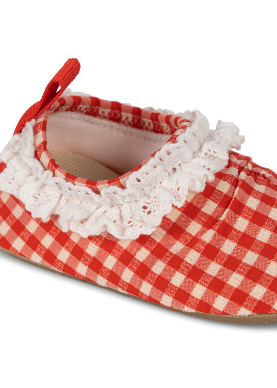 Chaussons de bain Anjou Fiery Red Konges Slojd zoom