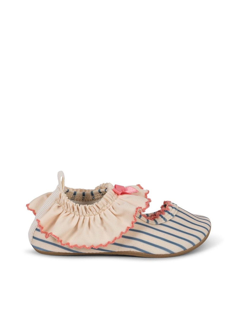 Chaussons de bain Gina Blue Stripe Konges cote
