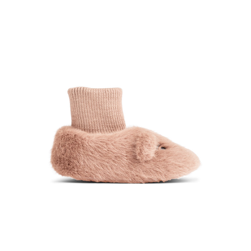 Chaussons pour bébé Beth Lapin Pale tuscany Liewood profil 