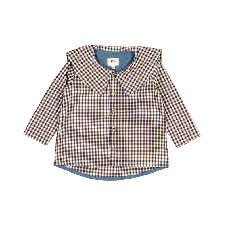 Chemise Lorette Vichy Loir Paris devant