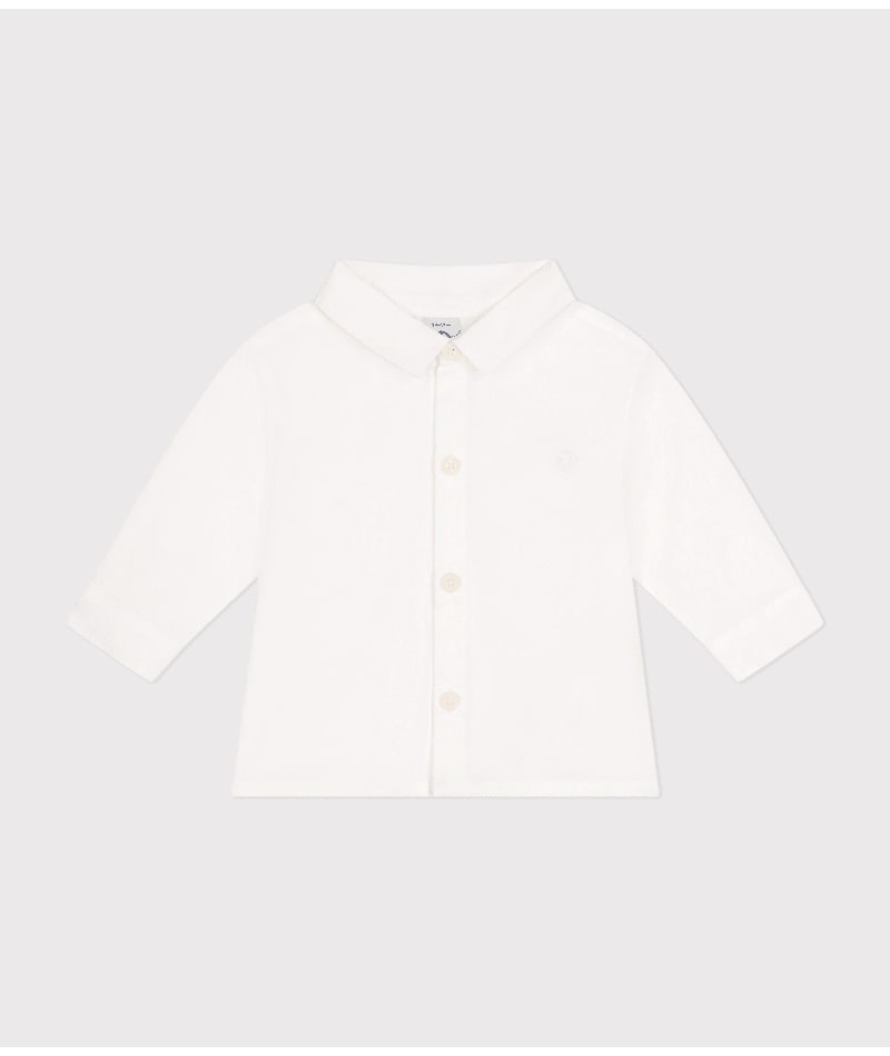 Chemise en popeline Ecume Petit Bateau devant