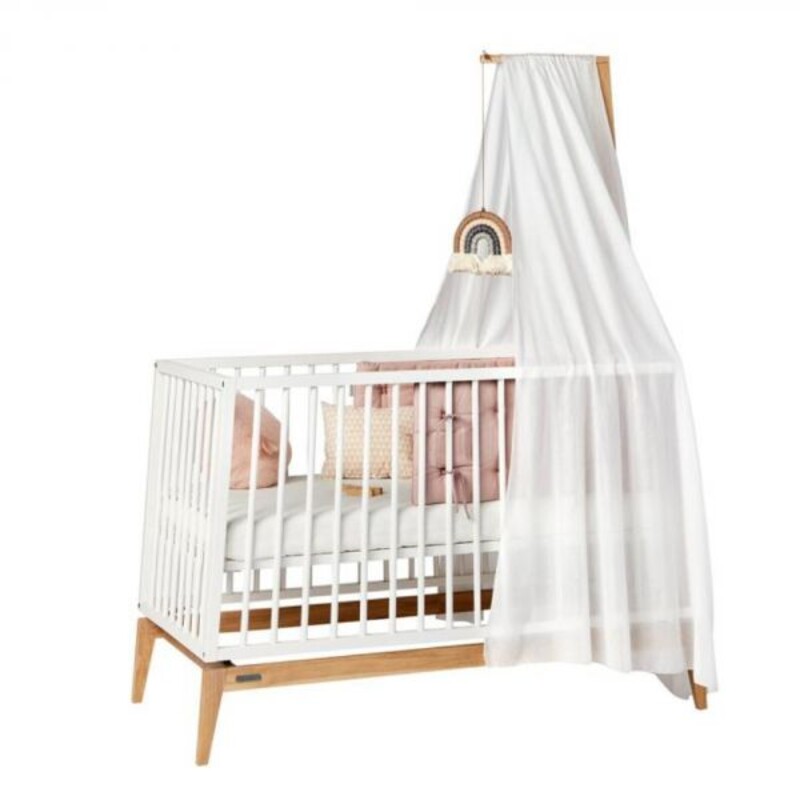 Ciel de lit bébé Linea Blanc Leander blanc coté