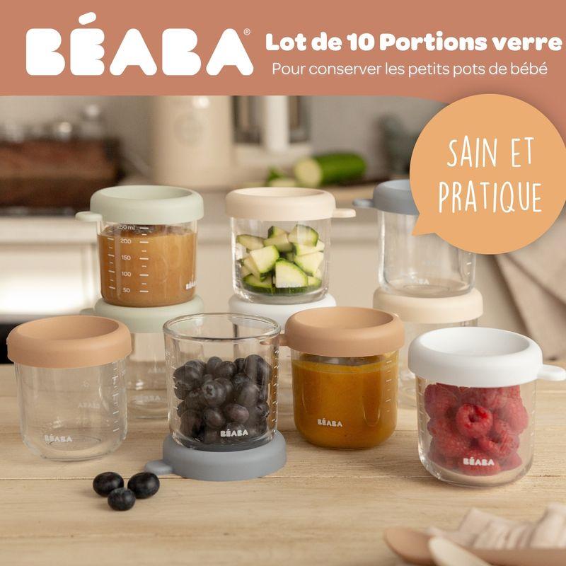 Coffret 10 portions verre 250 ml Natural color mix BEABA caractéristiques 1