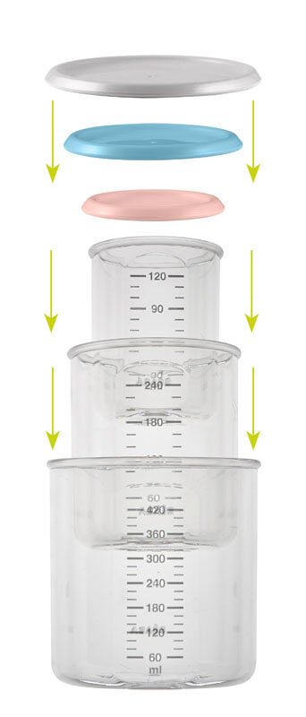 Portion verre 150 ml pot de conservation Béaba - Bambinou