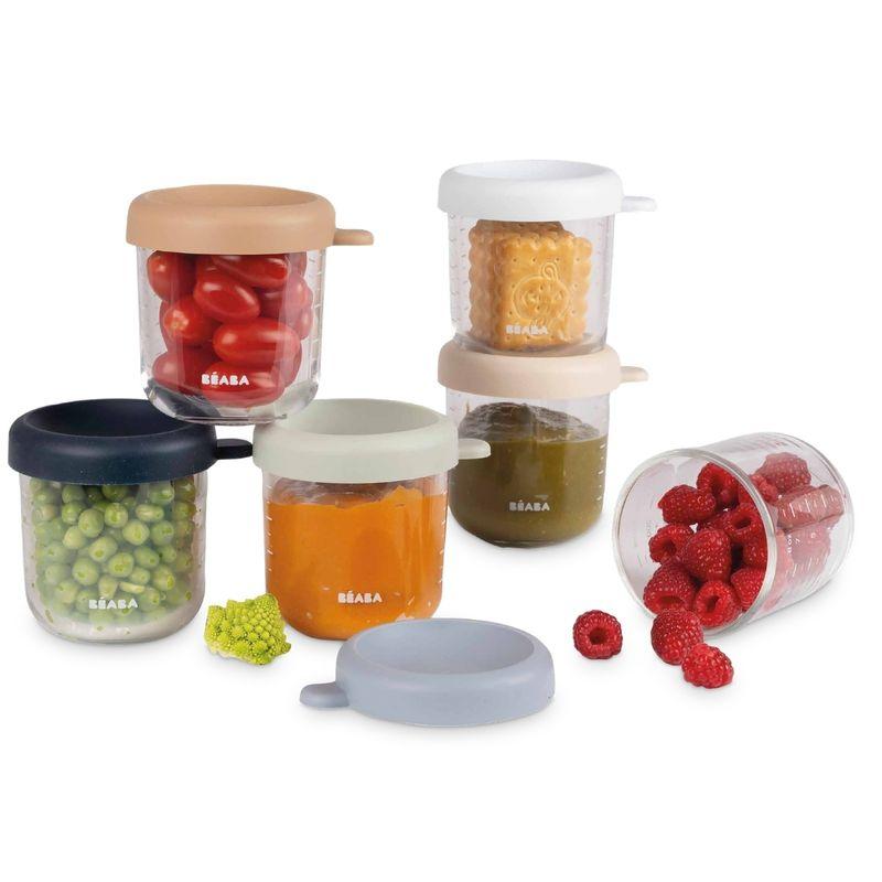 Coffret 6 portions verre 250 ml Natural color mix BEABA produit