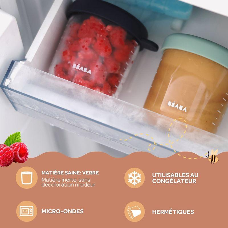 Coffret 6 portions verre 250 ml Natural color mix BEABA caractéristiques 4