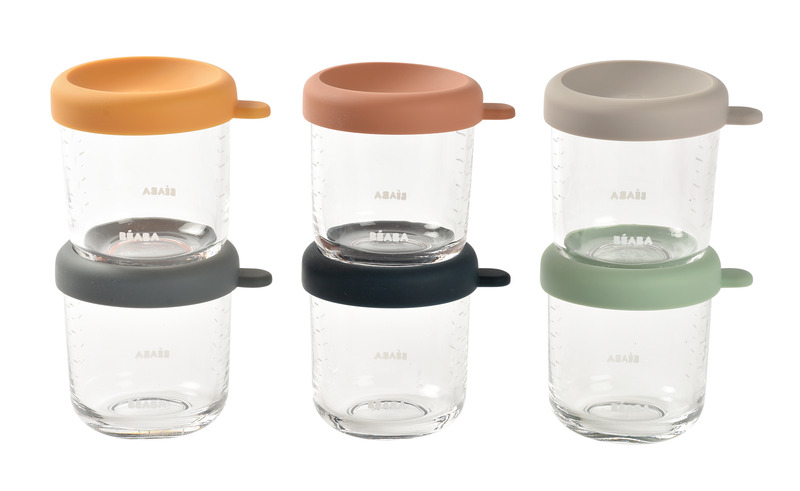 Coffret 6 portions verre Sunrise color mix BEABA Produit face2