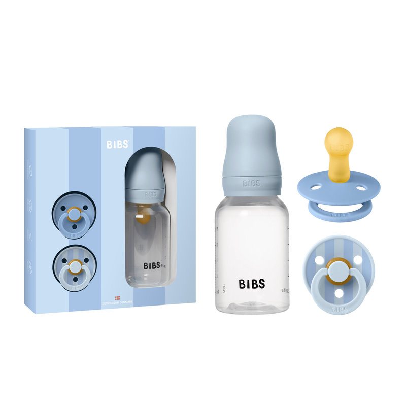 Coffret Cadeau Les Essentiels Baby Blue Bibs packshot