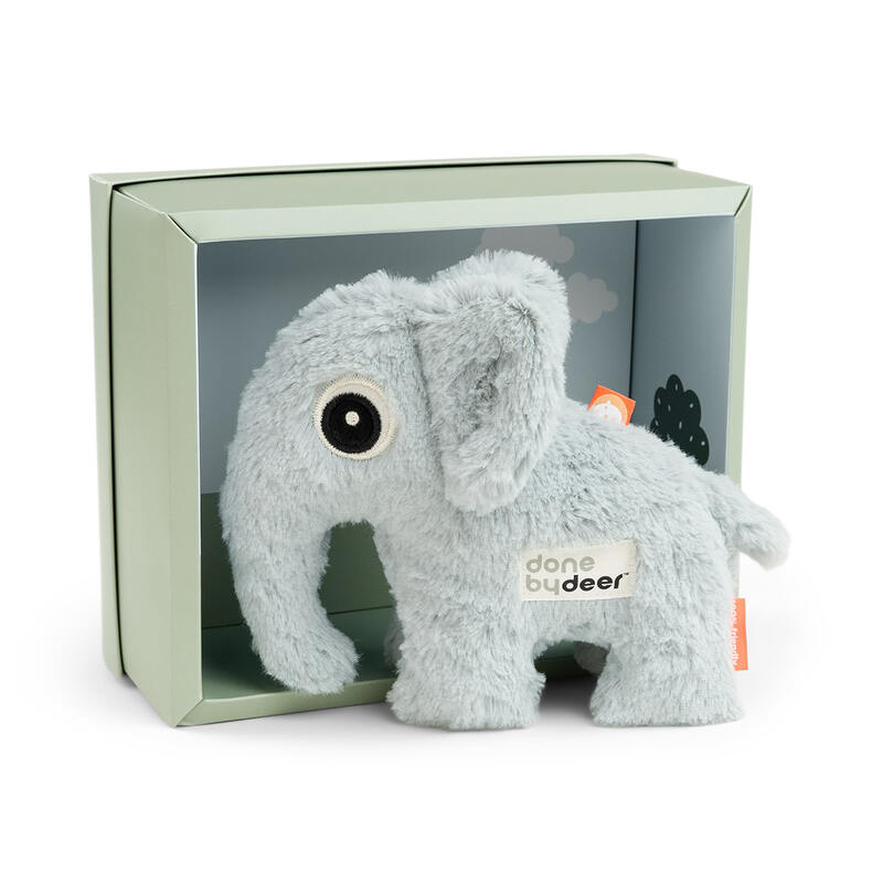 Coffret cadeau peluche Elphee Bleu Done by Deer boite