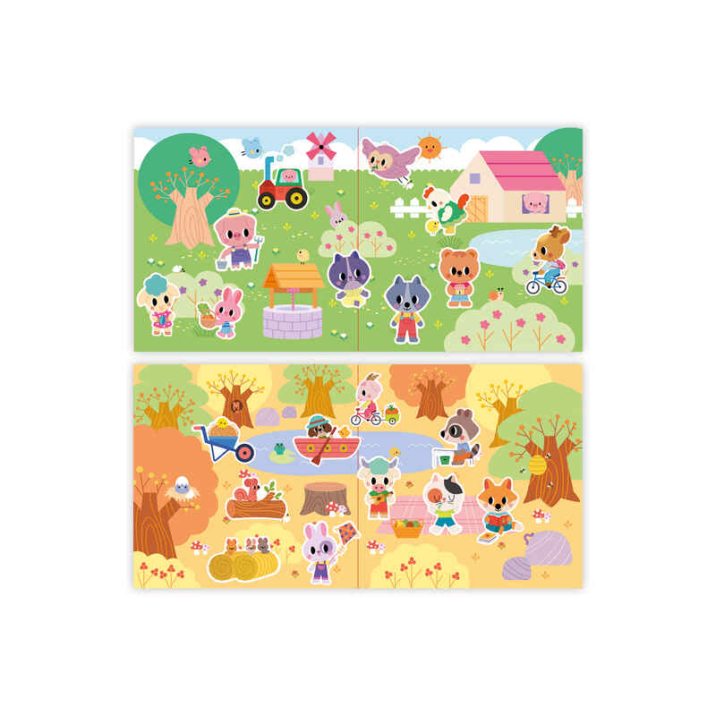 Coffret Créatif Stickers Epais Repositionnables 2 ans Janod sticker image