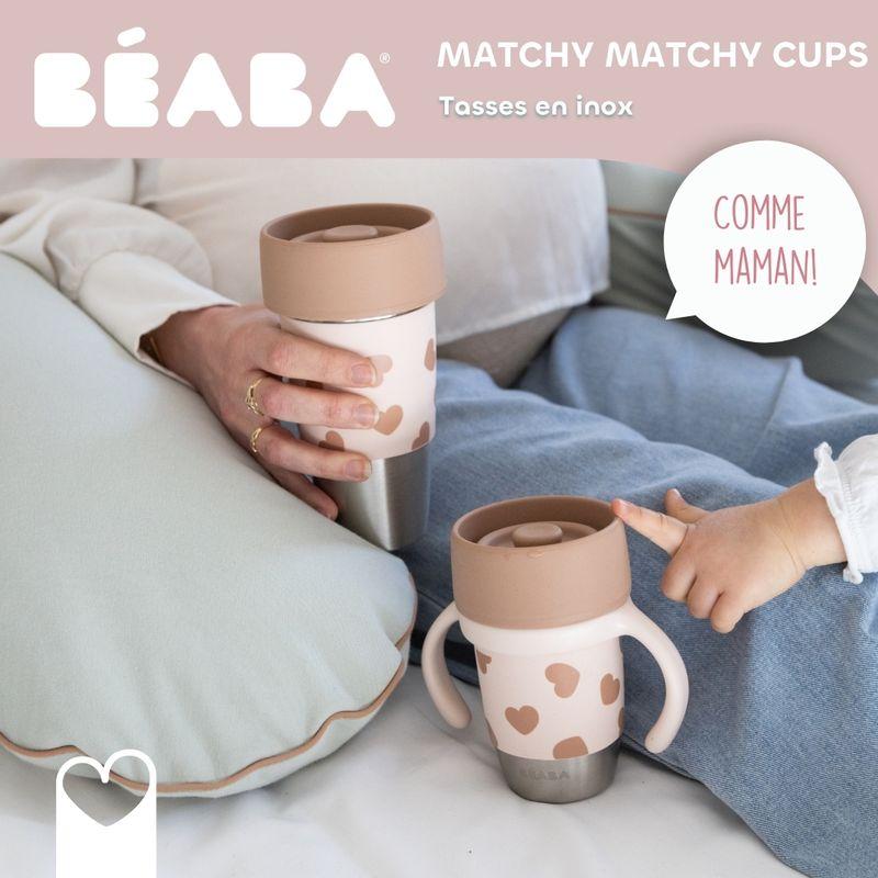 Coffret Mini & me 2 tasses inox Click & drink BigLove BEABA caractéristiques 1