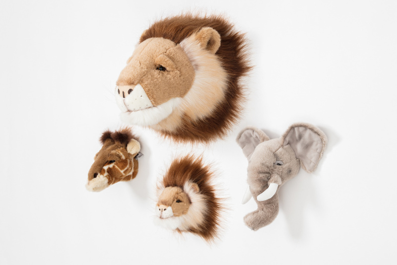 Coffret Mini Trophées Peluches Safari WILD AND SOFT 4 animaux cote