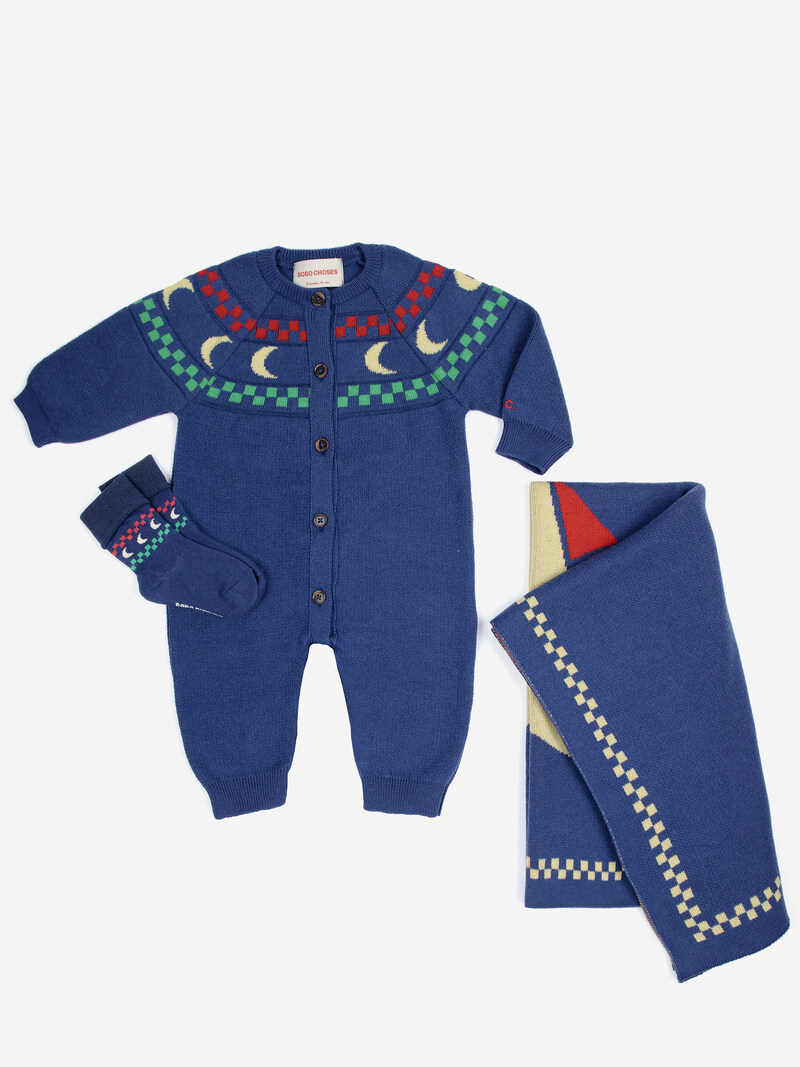 Coffret naissance tricot Beneath the Moon Bobo Choses elements