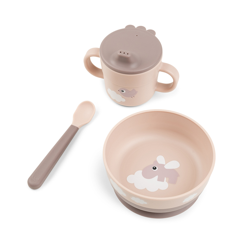 Coffret premier repas Foodie Happy clouds Rose DONE BY DEER face