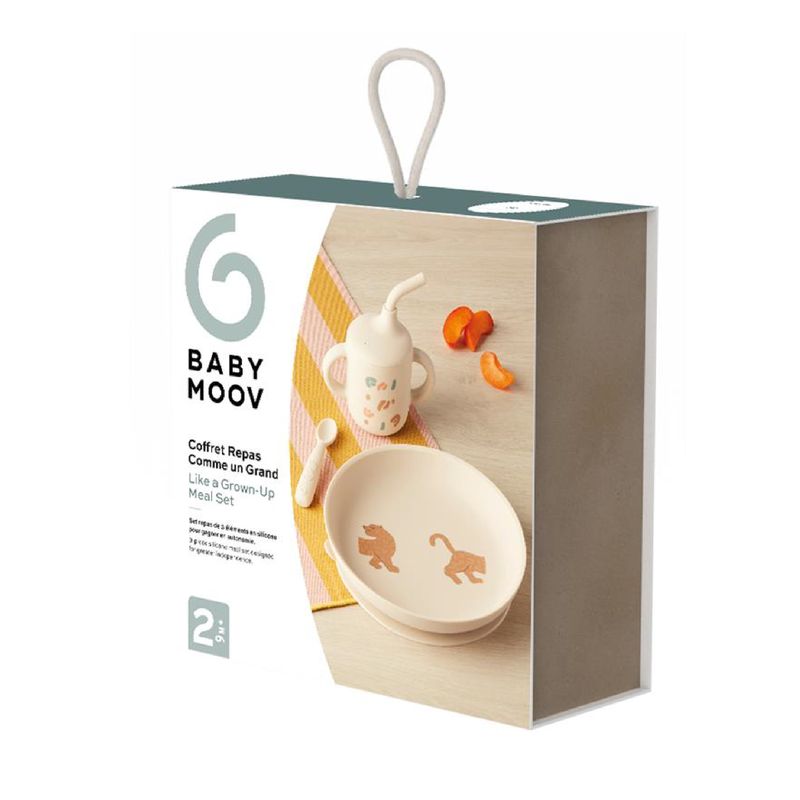 Coffret Repas Comme Un Grand Little Roar Babymoov explications packaging