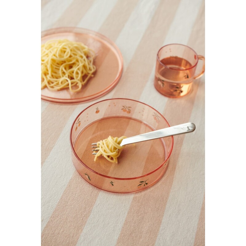 Coffret repas en tritan Siva Peach / Sea shell Liewood lifestyle