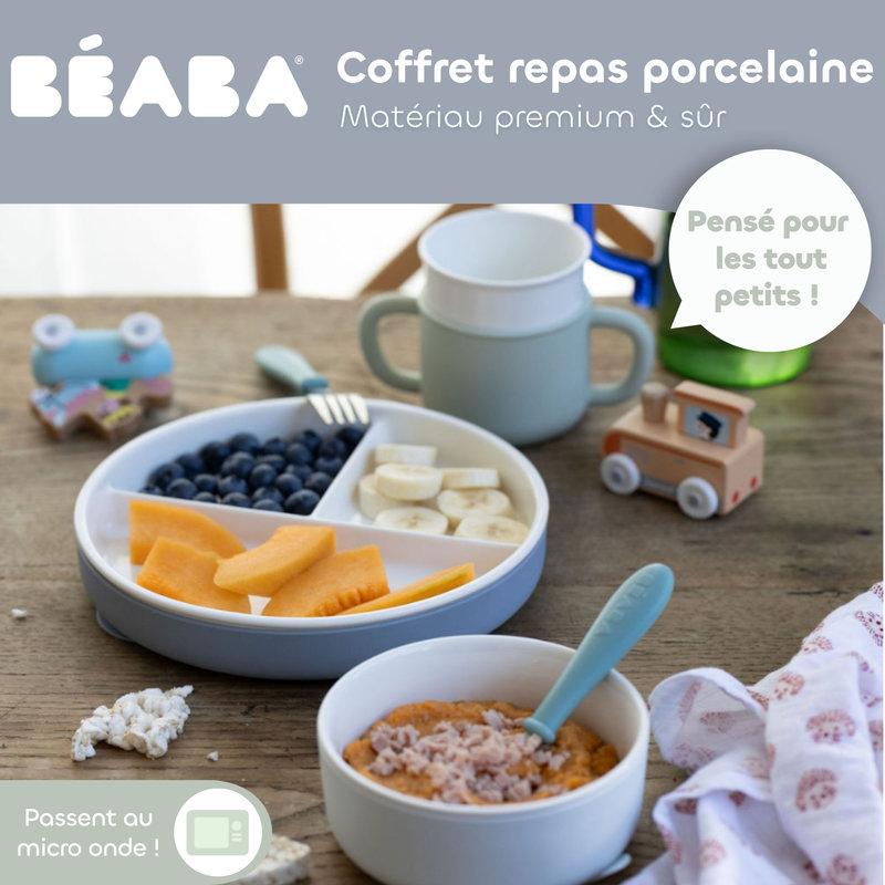 Coffret repas porcelaine BEABA détails