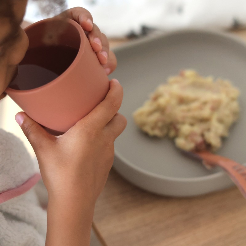 Coffret repas silicone 4 pièces - Terracotta Beaba lifestyle 5