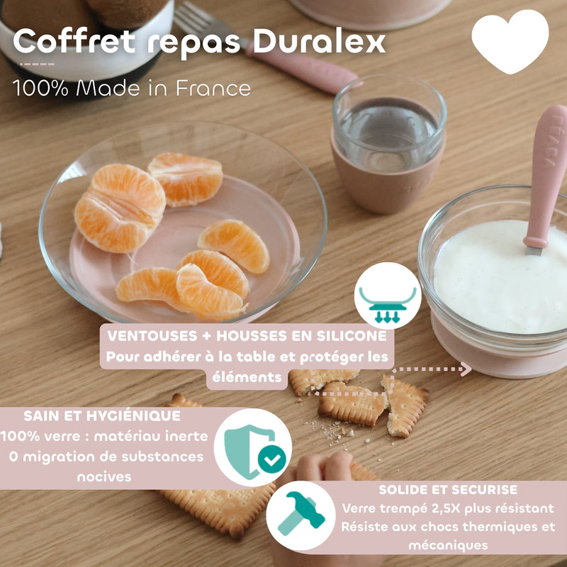 Coffret repas verre BEABA x DURALEX Natural Beaba infos 2