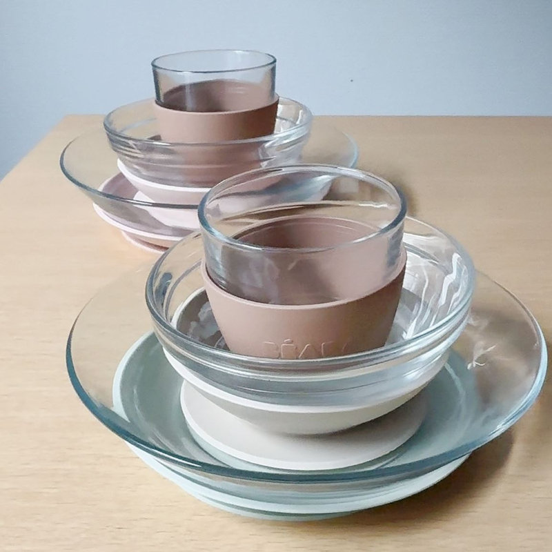 Coffret repas verre BEABA x DURALEX Natural Beaba lifestyle 3