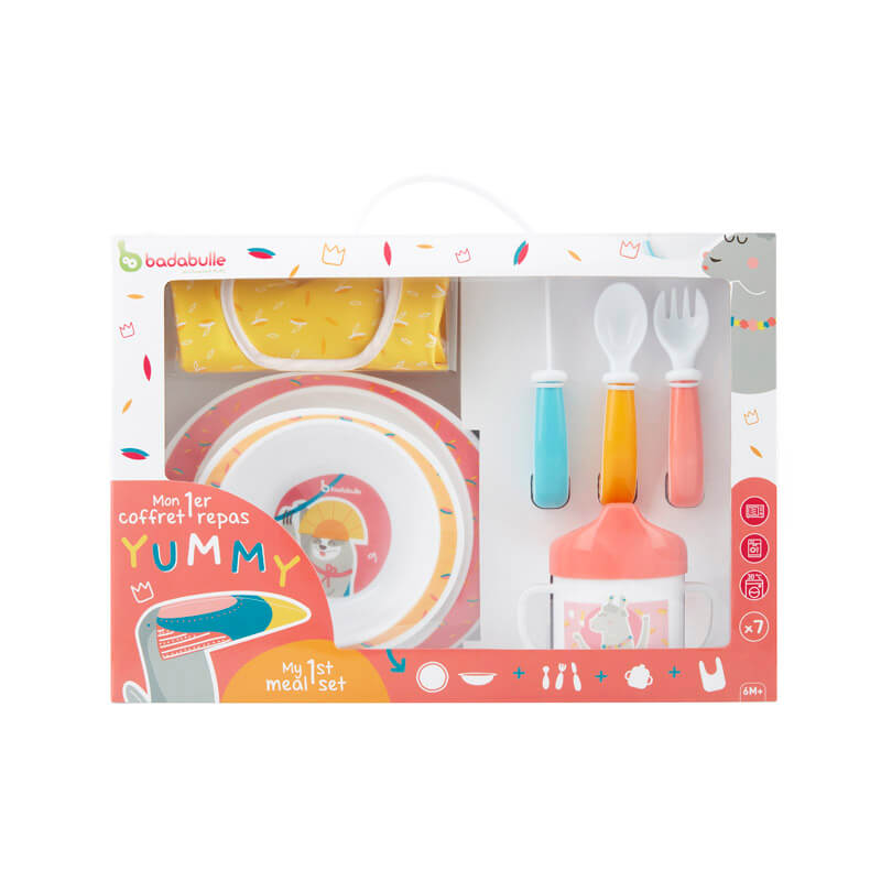 Coffret repas Yummy Corail Badabulle