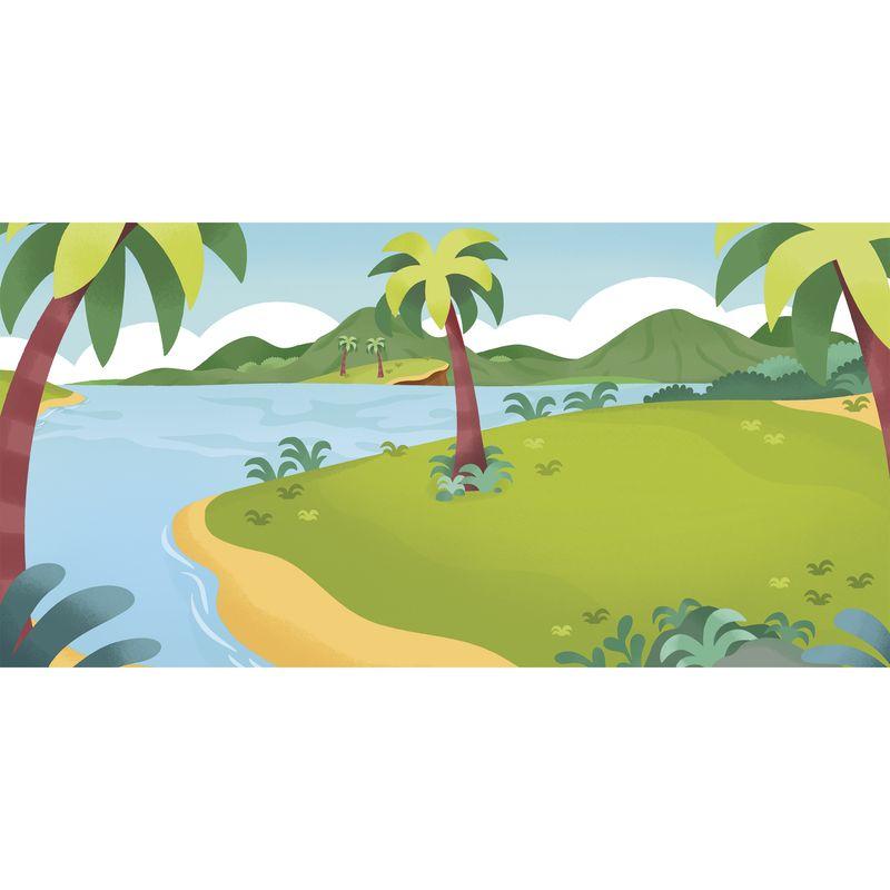 Coffret Stickers Epais Repositionnable Dinos 2 ans JANOD planche 1