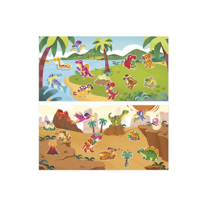 Coffret Stickers Epais Repositionnable Dinos 2 ans JANOD produit