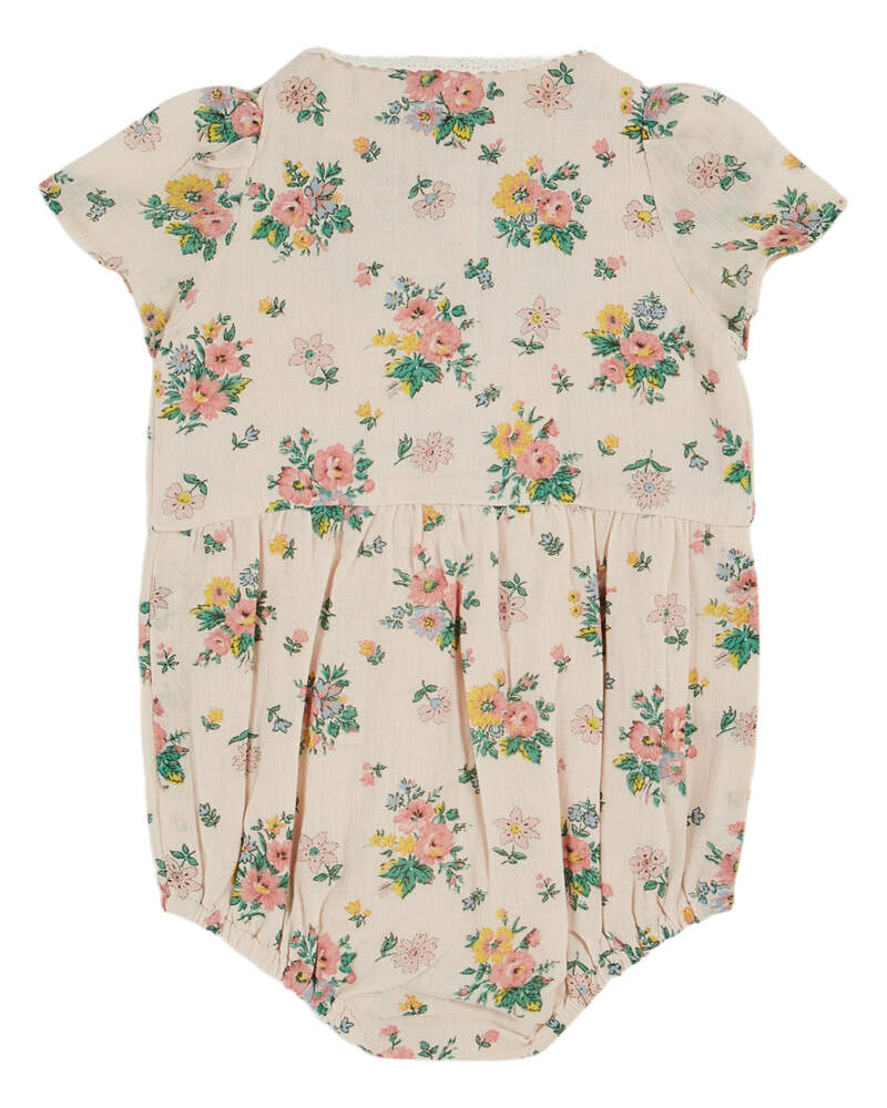 Combibloomer Smocke imprimé Printemps Rose Emile & Ida dos