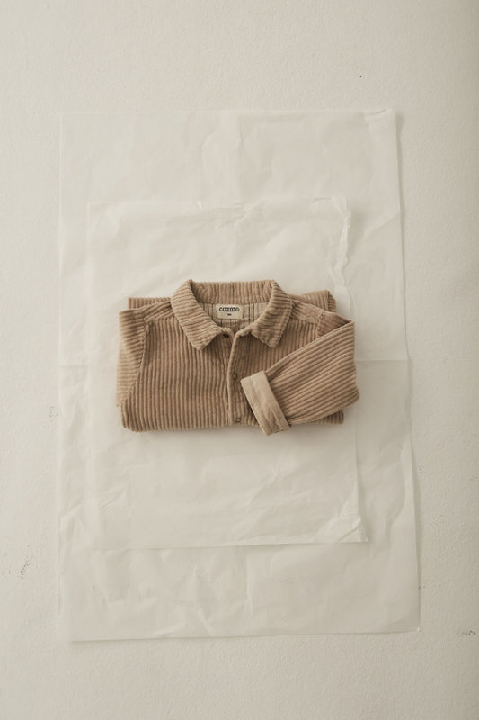 Combinaison en velour côtelé beige Trento Cozmo lifestyle5
