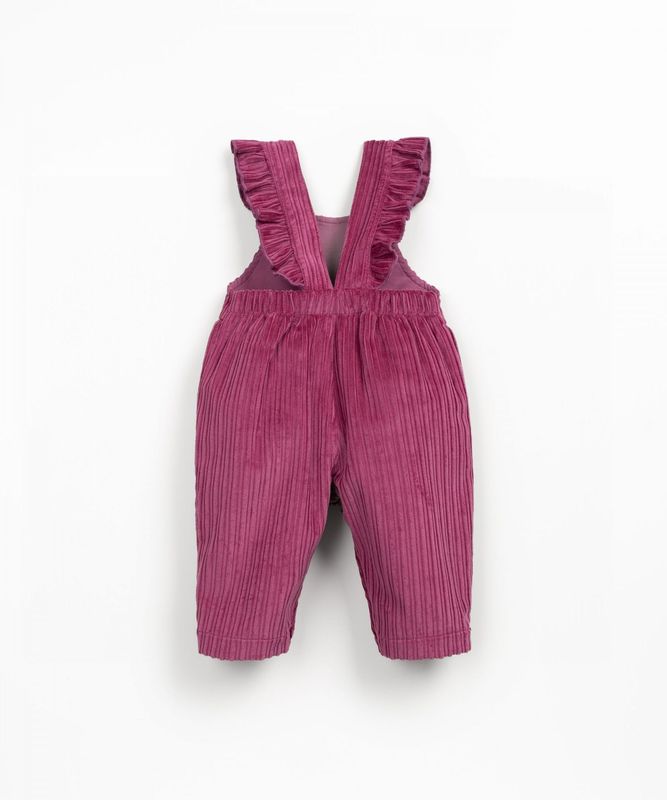 Combinaison En Velours Côtelé Beetroot Play Up derrière
