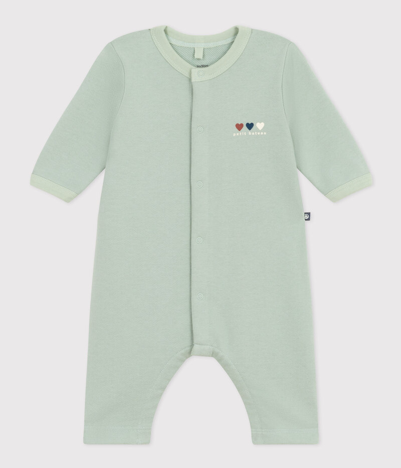 Combinaison longue en molleton bébé Herbier Petit Bateau produit face