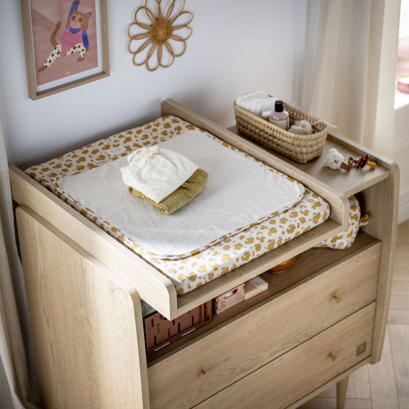 Commode 2 tiroirs My Love + plan à langer coulissant Sauthon lifestyle 2