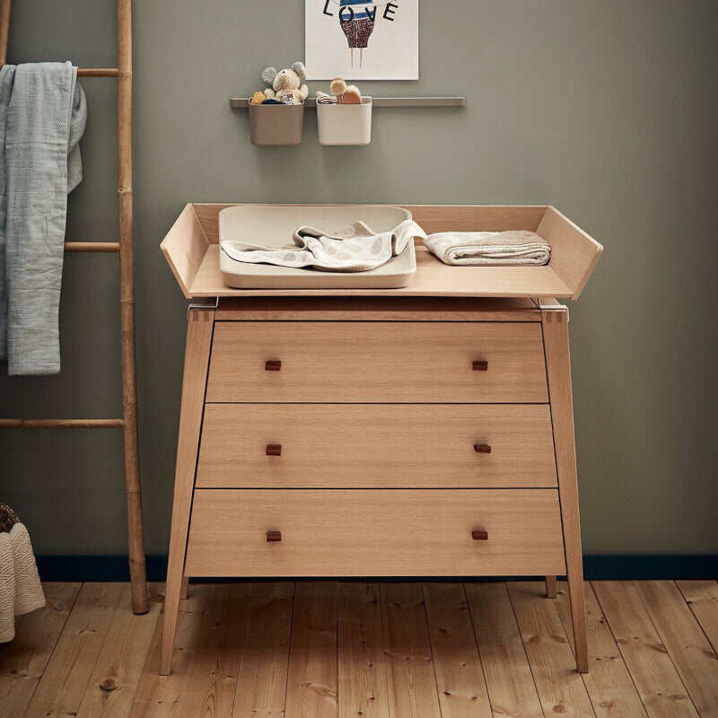 Commode 3 tiroirs Linea bois de chêne Leander lifestyle3