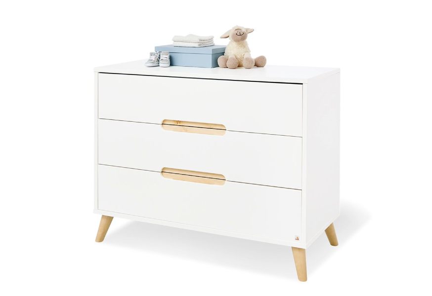 Chambre bébé Move lit évolutif, commode à langer, armoire Pinolino commode