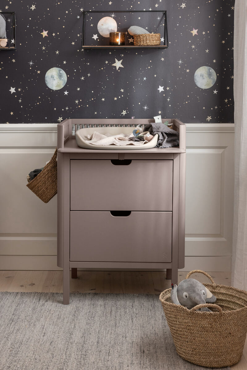 Commode à langer Sebra Jetty Beige Sebra lifestyle 2
